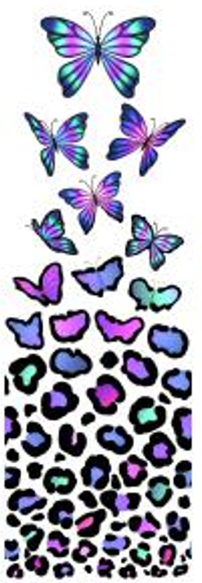 Leopard to Butterfly UV DTF Bookmark Decal