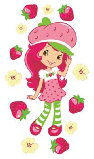 Strawberry Girl Motel Keychain Decal