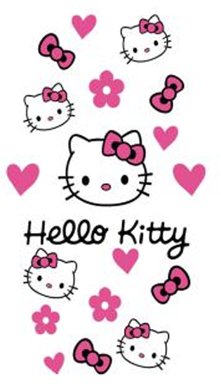 Hello Cat Motel Keychain Decal