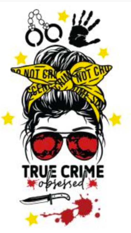 True Crime UV DTF Motel Keychain Decal