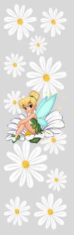 Daisy Fairy UV DTF Bookmark Decal