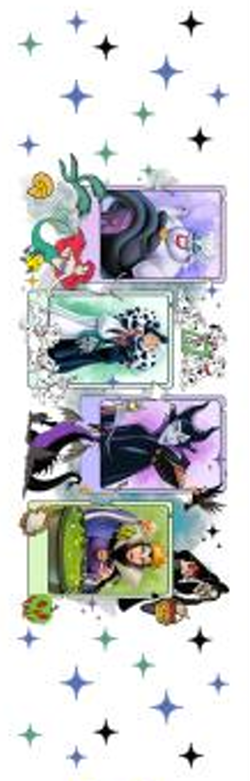 Four Villians UV DTF Bookmark Decal