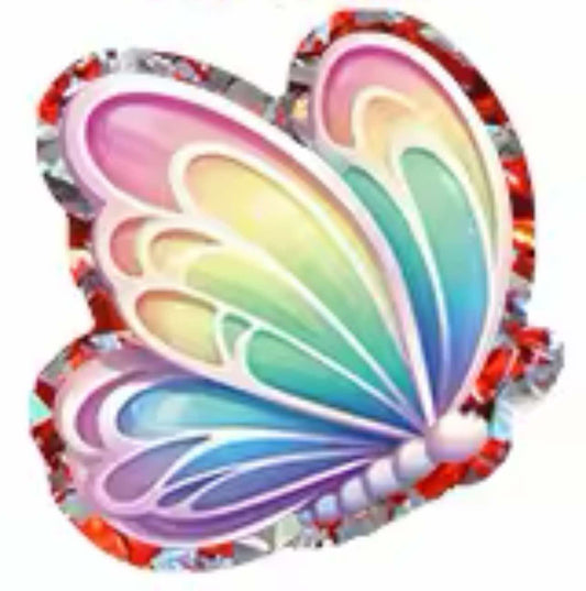 Butterfly Free Glitter Flatback