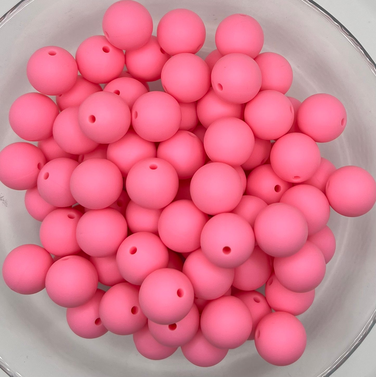 Bubblegum Silicone Bead