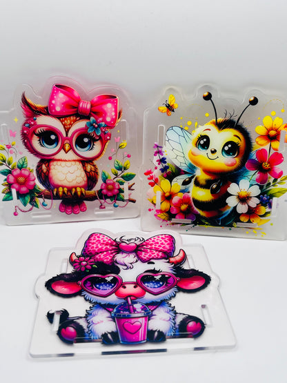 Fun Acrylic Character Holder for Pens, Makeup Brushes and much More