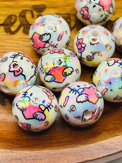 Kitty UV AB 16mm Acrylic Bead