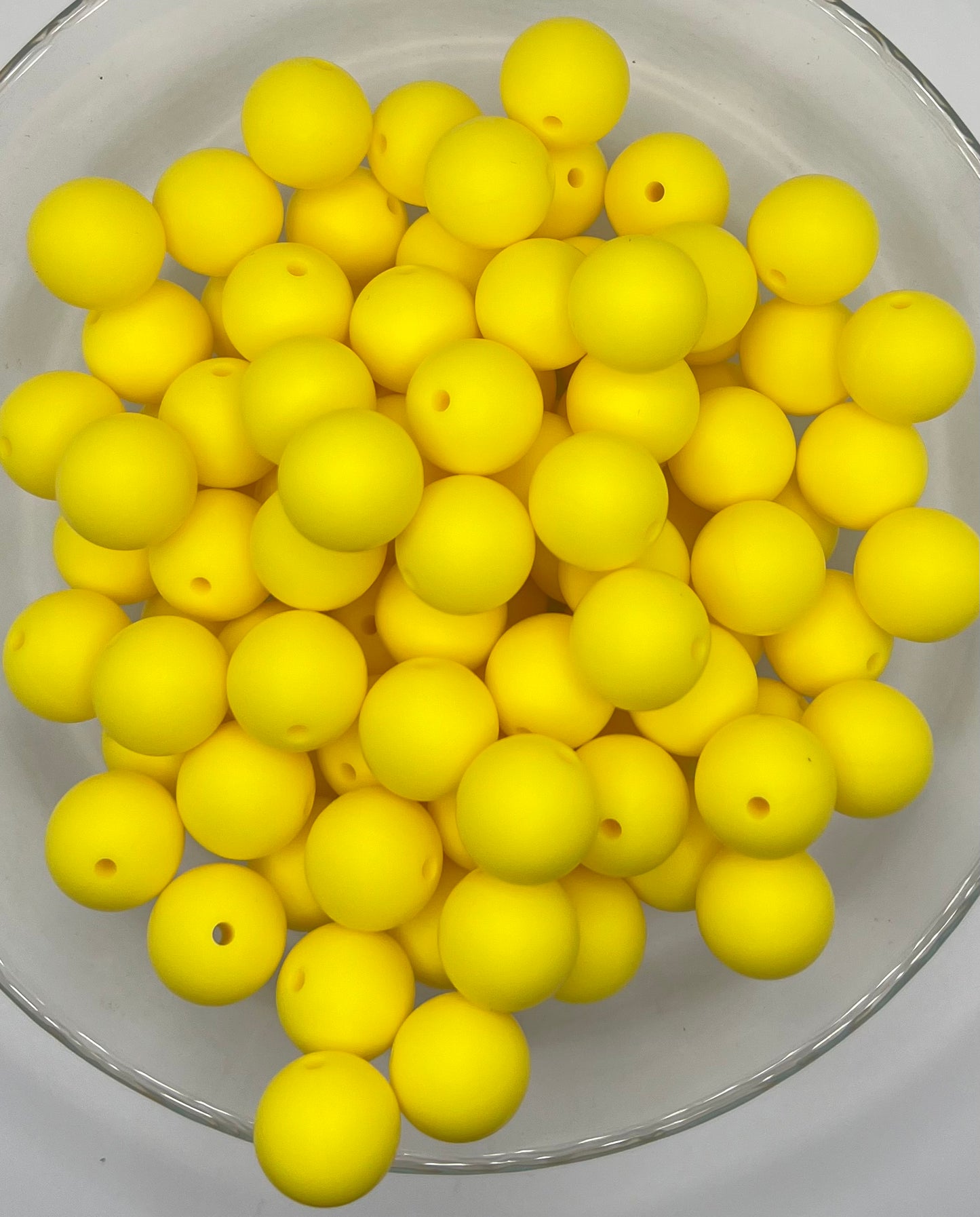 Lemon Silicone Bead