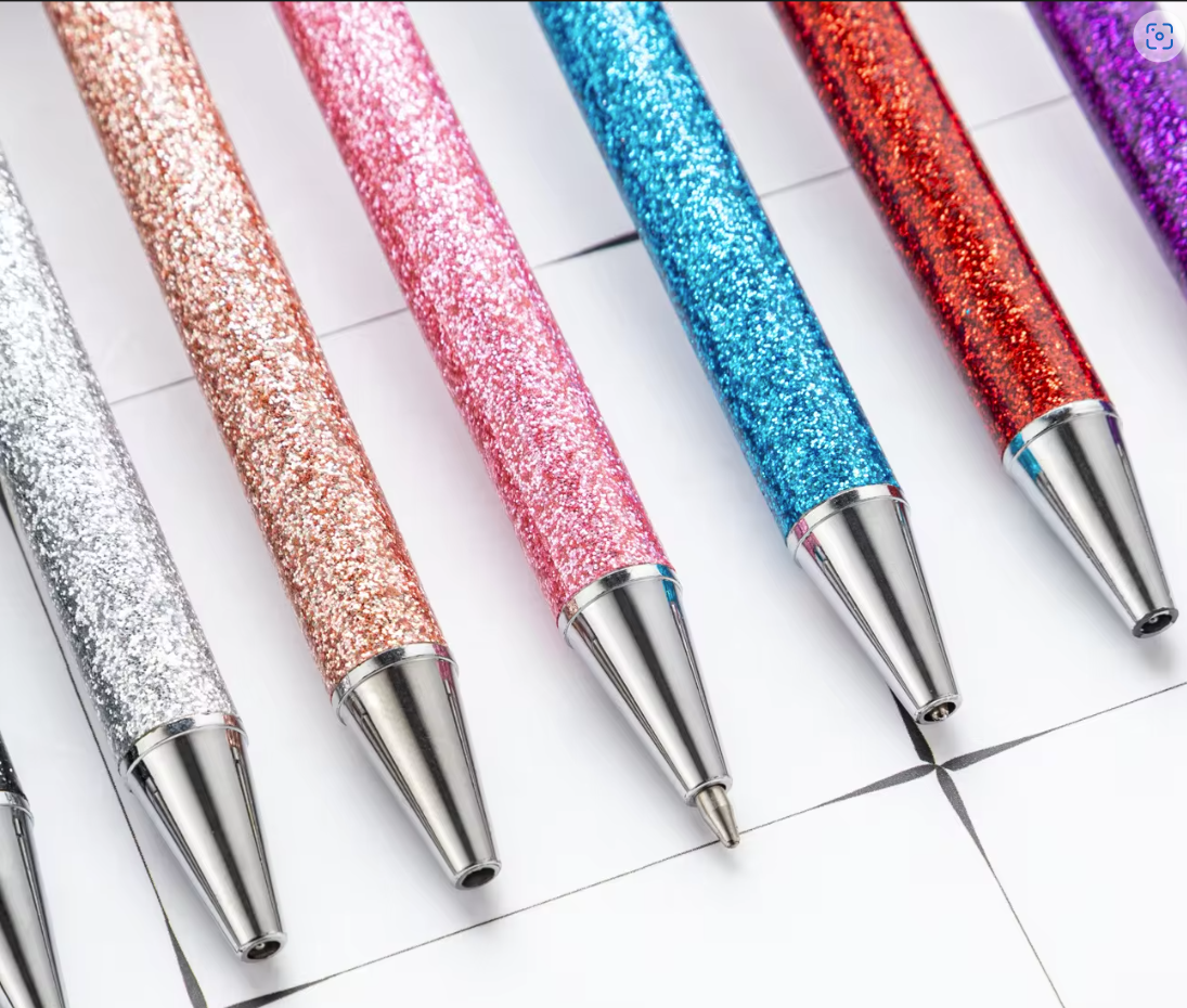 Glitter Pen Blanks for UV DTF Wraps - Refillable