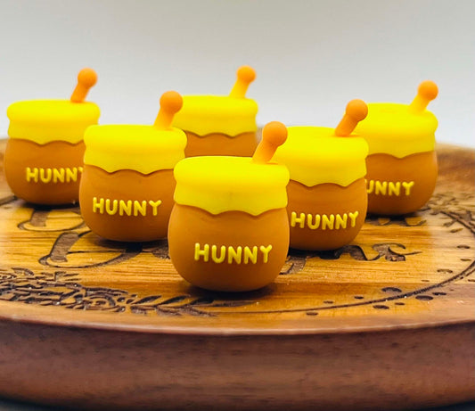 Hunny Pot 3D Silicone Bead