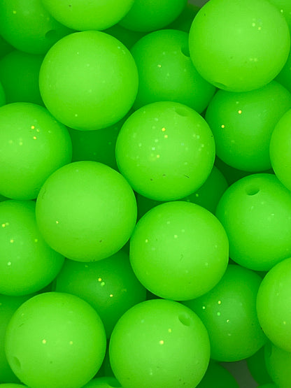 Glow in the Dark 15mm Silicone Bead