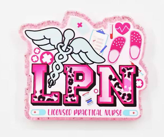 LPN Glitter Flatback