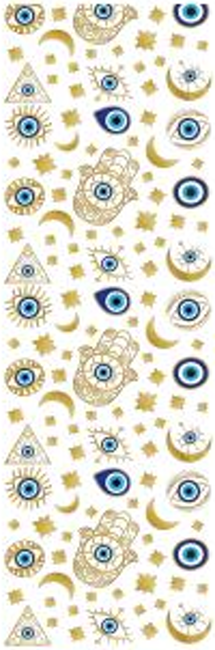 Evil Eye UV DTF Bookmark Decal