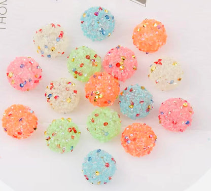 Luminous Sprinkle Sugar Bead 16mm Glow in the Dark