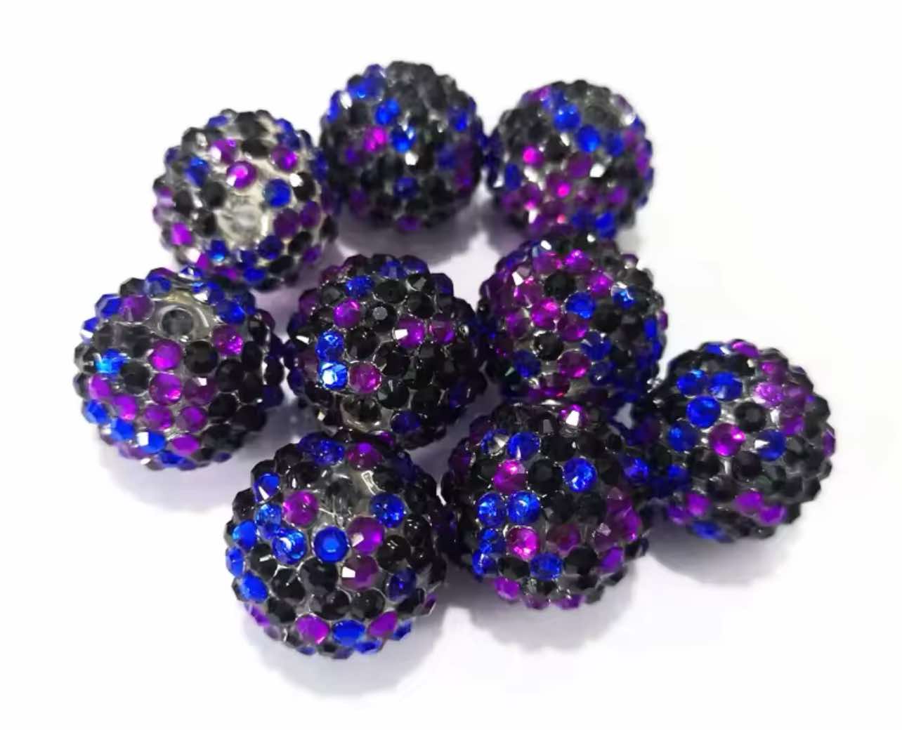 Witches Brew Rhinestone Acrylic Bead 20mm