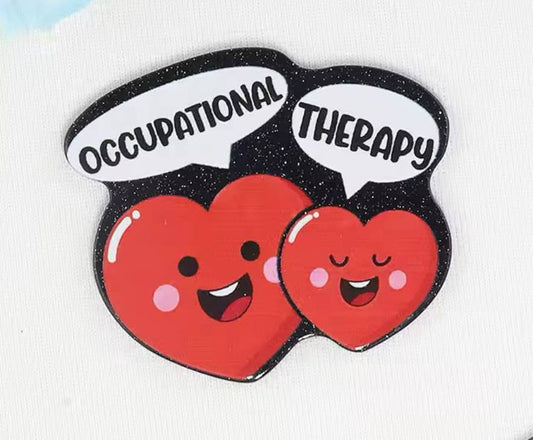 Occupational Therapy Glitter Flatback